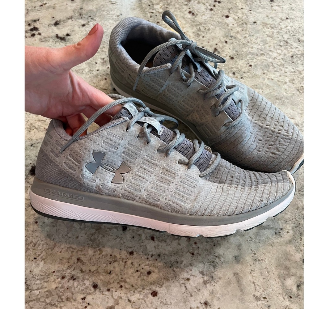 Under Armour Charged Rogue Mens Running Shoes Gray 3021225-102 Size 13